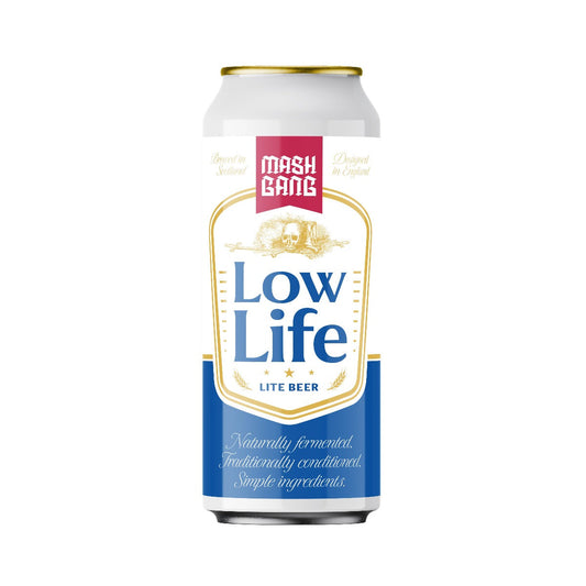 Low Life - 0.5% - American Lite Lager - 440ml - 4 Pack