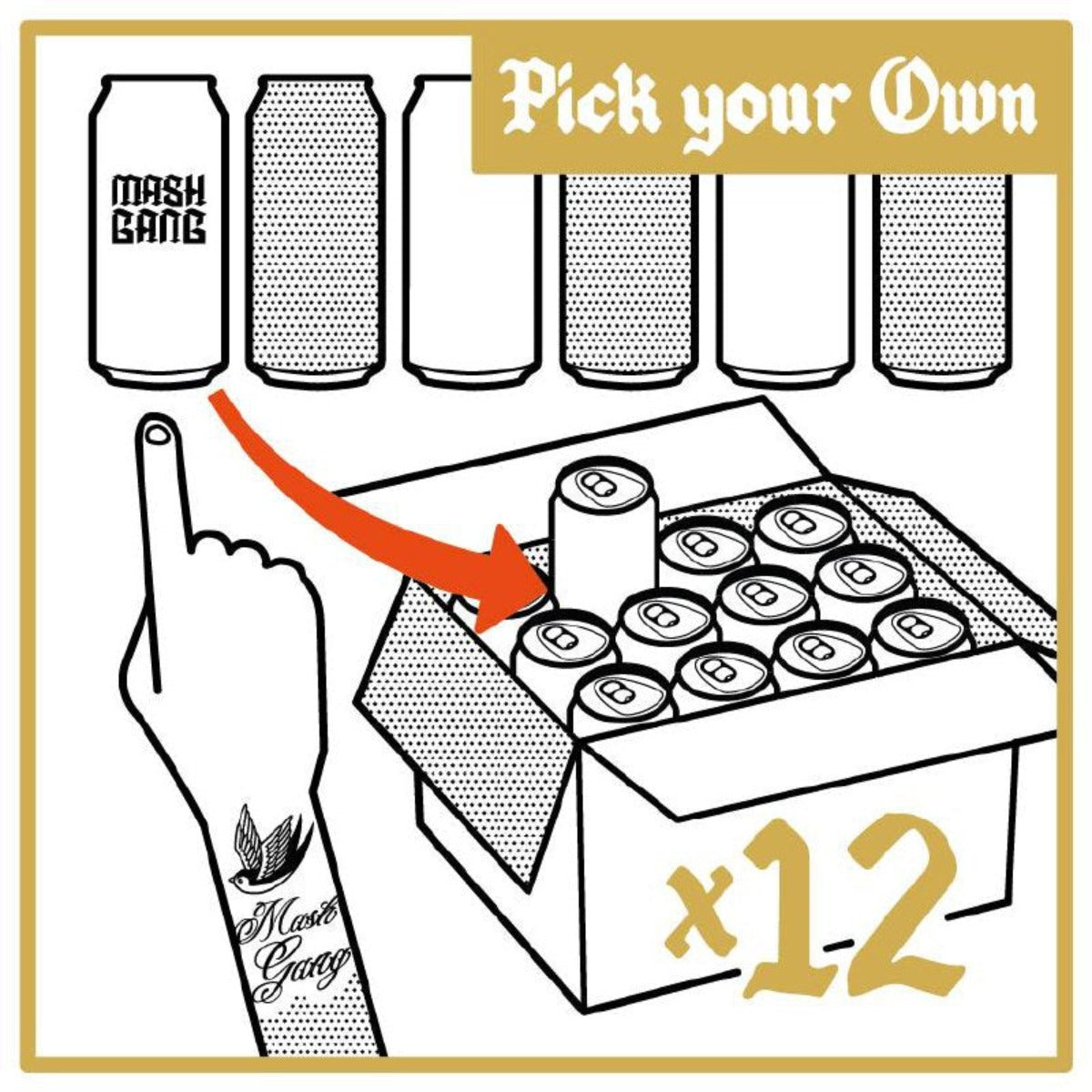 Build your own box - 12 Pack - From: