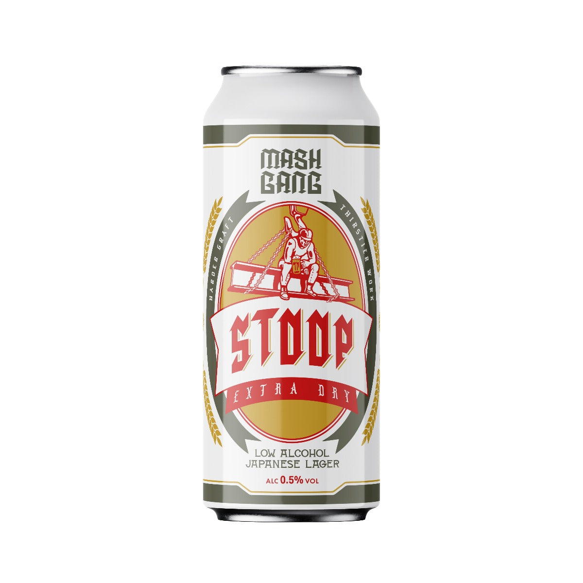 Stoop Extra Dry - 0.5% - Japanese Lager - 440ml