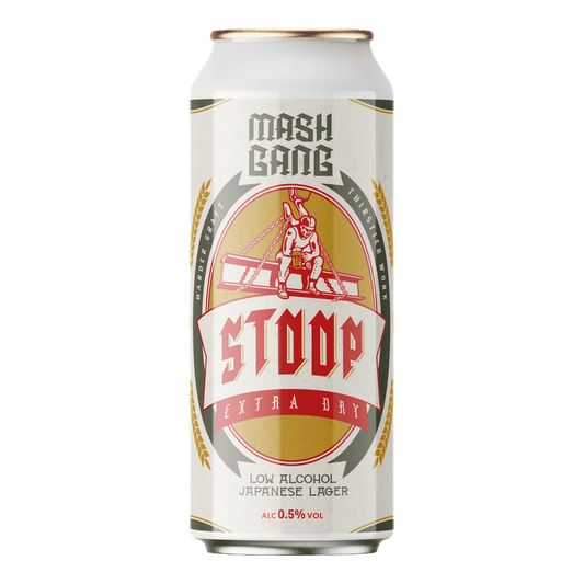 Stoop Extra Dry - 0.5% - Japanese Lager - 440ml - 12 Pack